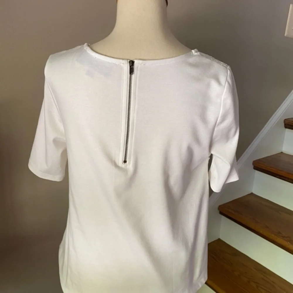 Anthropologie Sunday in Brooklyn Orlay Lace Top - Picture 7 of 8